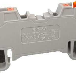 Onka OPK-2.5 Yay Baskılı Klemens Gri